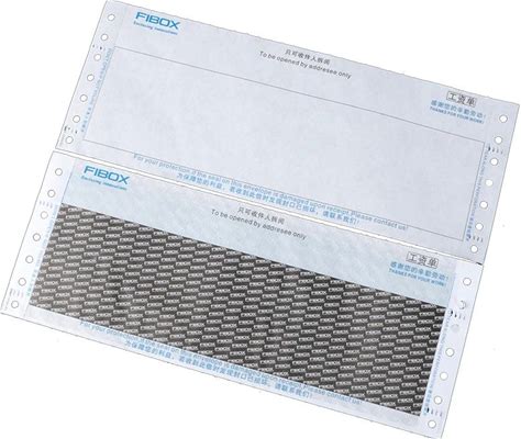 Custom Logo Confidential Envelope Payslip Salary Payroll NCR Carbonless Computer Form Printing Paper For Password PIN Mailer