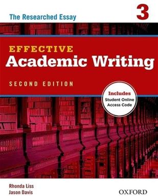 Effective Academic Writing 2E Student Book 3