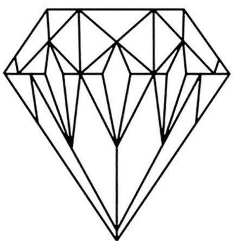 Geometric Diamonds Carved Pattern Wall Sticker Decal For Bedroom Living Room Art Decor(L) M