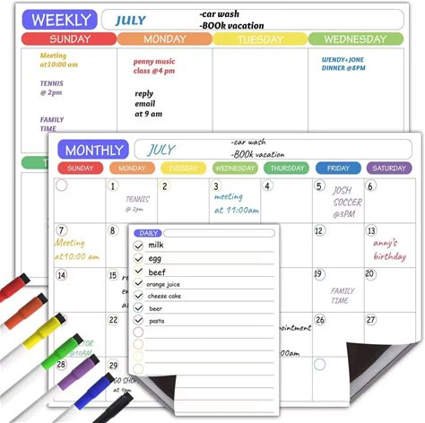 Magnetic Chore Chart Dry Erase Magnetic Board Reward Chart For Refrigerator