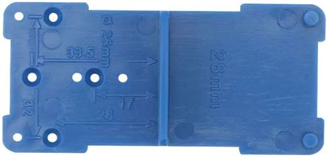 Woodworking Hinge Opening Positioner Hinge Template Drilling Positioning Plate Hole Punch