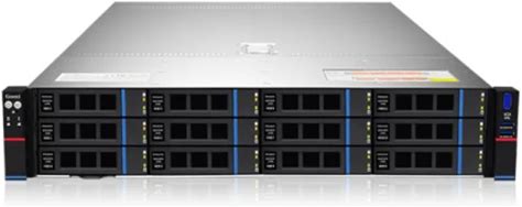 Cloud Computing Gooxi SR201-D12R-NV Dual Socket AMD EPYC 7543P Cpu 2U 12Bay NVME Rack Server