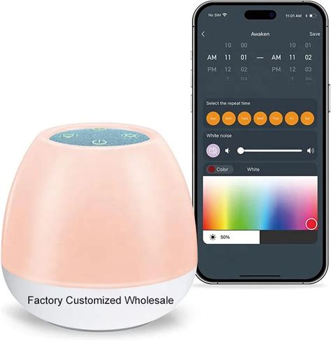 Custom 24 Non Looping Graffiti App Remote Control White Noise Machine Sound Machine