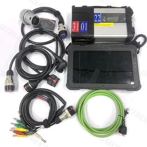 MB Star Diagnostic Tool C5 SD Connect Compact Software SSD V2024 in Getac Tablet Ready To Work For Mercedes Car Trucks
