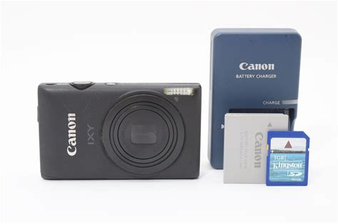 Canon Ixy 410F Powershot Elph 300 Hs Ixus 220 Hs 12.1Mp Black [Exc++]