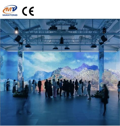 Beautiful Image Interactive Projection Floor/Wall Mapping Indoor Immersive Projection For Museum