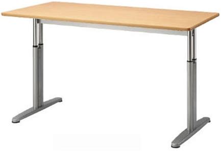 生興 AZ型昇降テーブル(手動昇降式テーブル) ミーティングテーブル - AZ-1590N 19724