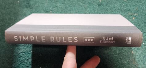 2015 Simple Rules How To Thrive In A Complex World Donal Sull Signed