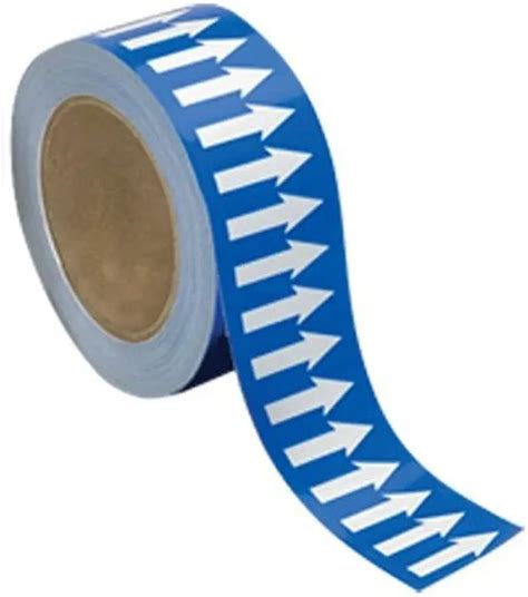 Vinyl Pipeline Flow Arrow Graphics Marking Sticker Arrow Label Stickers Identification Directional Pipe Flow Arrow Adhesive Tape