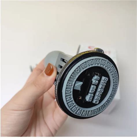 Custom ENTERED 24Hr Time And Date Stamps Roller Clock Time And Date Stamps Fordocuments