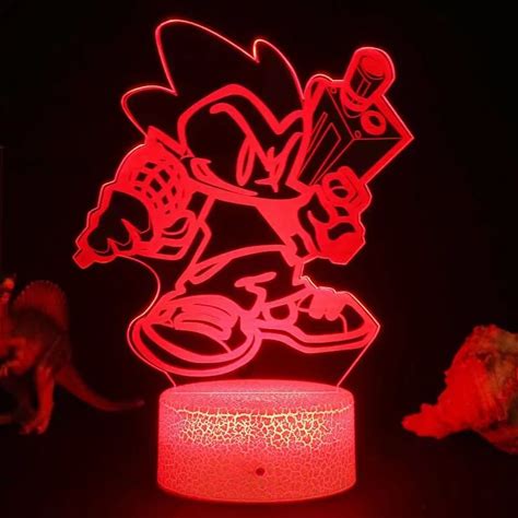 Gaming Room Game Figure FNF LED Friday Night Funkin Night Light