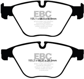 Ebc Brakes Dp32103c Redstuff Ceramic Low Dust Brake Pads