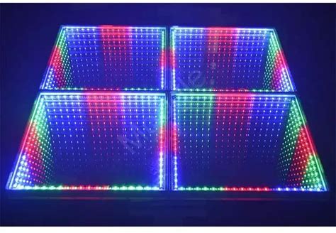 3D Optical Illusions Led Mirror Led Dance Floor Wedding Effects Led Dance Floor