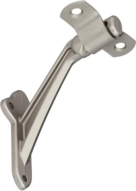 Box Of 5- Heavy Duty- Satin Nickel Handrail Brackets
