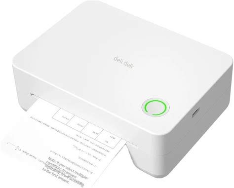 Deli X5S Three-Inch 80mm Error Printer Mini Small Student Correction And Sorting High-Definition No Need To Copy By Portable