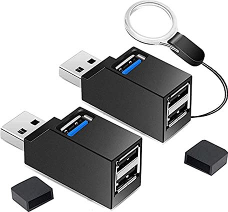 USBハブ 3.0 直挿し 3ポート USB3.0+USB2.0*2ポート 2個入り 拡張 超小型 バスパワー USBポート 高速データ転送 軽量 携帯便利 コンパクト MacBook / iMac / Surface Pro 等 ノートPC他対応 USBハブ テレワーク リモート 在宅勤務 送料無料