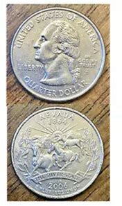 米国 2006 年 ネバダ州 シルバー ステート ホース クォーター 1864 素晴らしい状態です。写真を見る