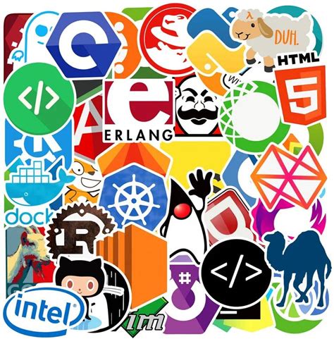 101PCS Creative Programming Language DEV Vinyl Sticker For Developers Coders Programmers And Engineers