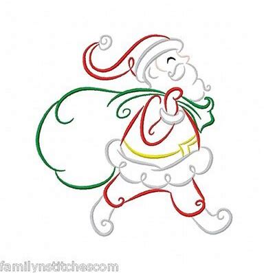 Art Deco Christmas Time 10 Machine Embroidery Designs On Cd In 3 Sizes