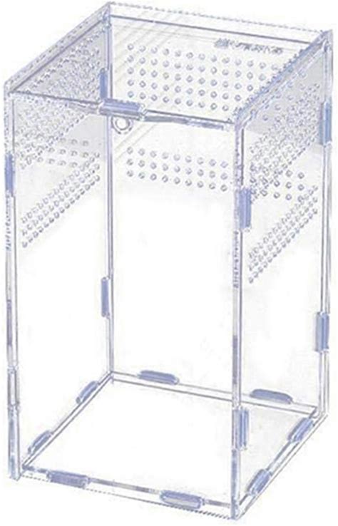 Acrylic Reptile Terrarium - Transparent Breeding Box Insect Feeding Cage With Arboreal Enclosure