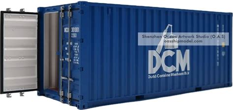 O.A.S Container Model Factory Customized Scale1:20 Plastic Crafts Shipping Boxes DCM Container Model