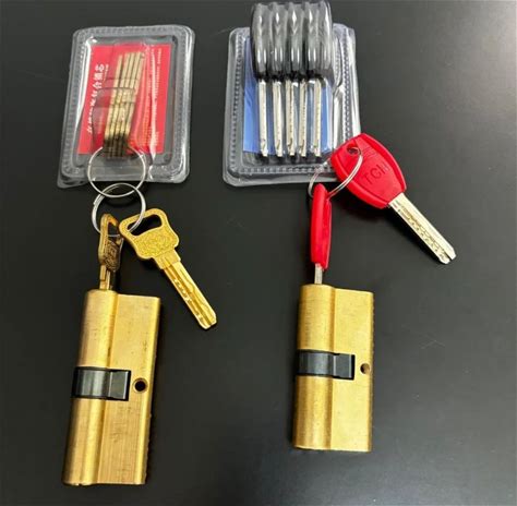 Double Open Door Lock Cylinder 60mm Backset Safe Mortise Lock Master Key Featuring Brass Zinc Alloy Copper