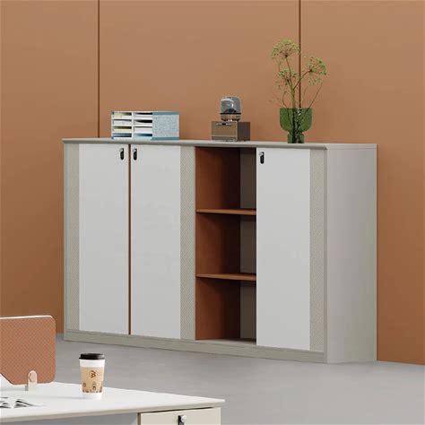 Commercial High Quality Combination Custom Storage Wooden Office Equipment File Cabinet With Code Lock