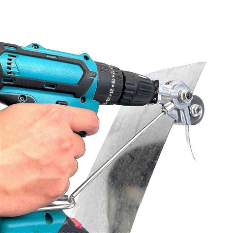 Electric Drill Sheet Metal Nibbler Plate Cutter - Portable Precision Tool For All Metalwork Projects