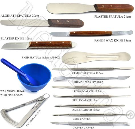 Custom Dental Wax And Modelling Carvers Laboratory Wax Tools Waxing Instruments Spatulas Carvers UKCA CE