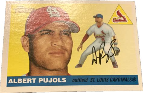 2004 Topps Heritage ニューモダンロゴ Albert Pujols St. Louis Cardinals 200