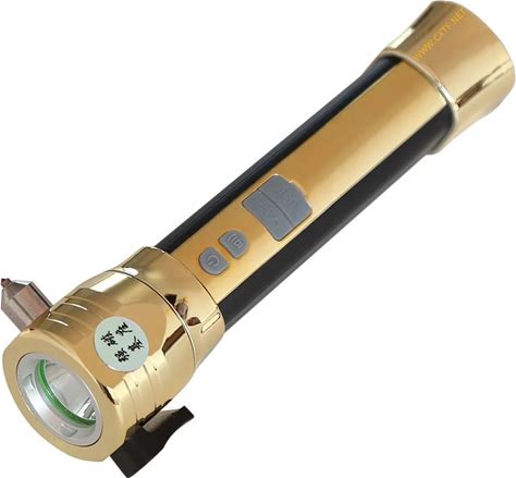 New Design Luxury Safety Hammer Flashlight Bank Promotional Gift For Car Sale Insurance