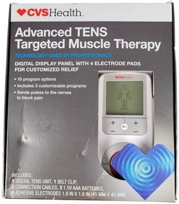 Cvs Health Advanced Tens Targeted Muscle Therapy Digital Unit 15