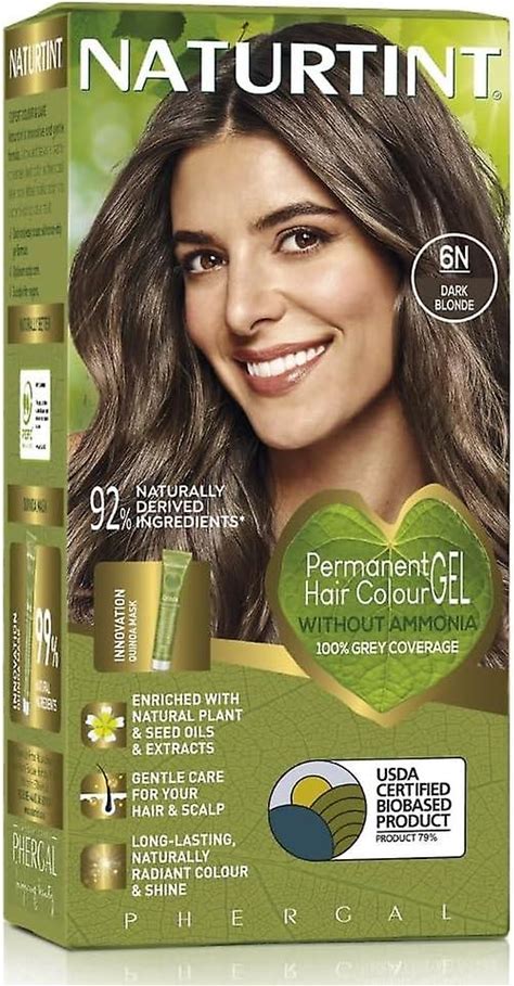 Naturtint, Hair Dye Dark Blonde 6N, 165Ml