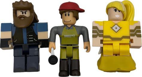 Roblox Celebrity Series Mixed Lot Of 3 Beard Yellow Girl Breezy’Z