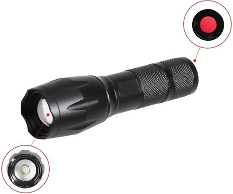 Brightest XML T6 Waterproof 1200 Lumen Tactical Flashlight For Self Defensive Torchlight