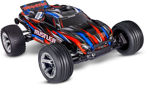 Traxxas Trx 37354 -4 Red Rustler 1:10 2Wd Rtr Stadium Truck Ovp