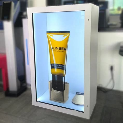 43" 1080P Transparent Video Showcase 3D Hologram LCD Display Touch Screen Museum Library Commercial Interactive Show Cabinet