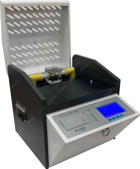 PS-1001D Push Oil Breakdown Voltage Tester Dielectric Strength Testing Machine Bdv Oil Tester