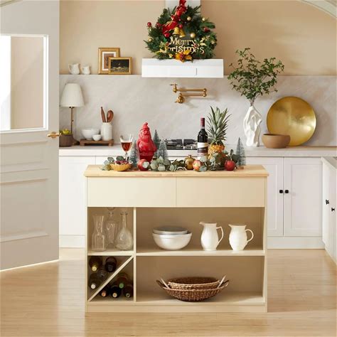 Kitchen Island Kitchen Cabinet Cupboard Sideboard, Kitchen Breakfast Dining Bar Table