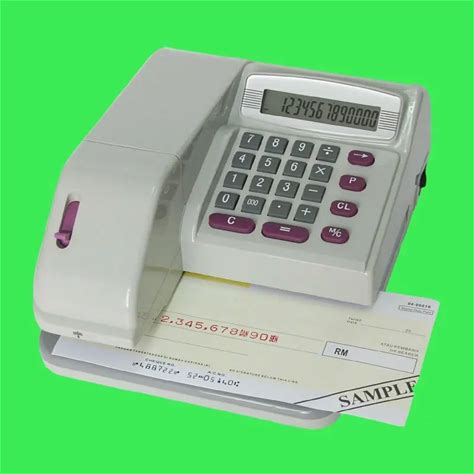 Modern Check Writing Machine Check Printer Check Writer For Personal KSW310A Ink Roller