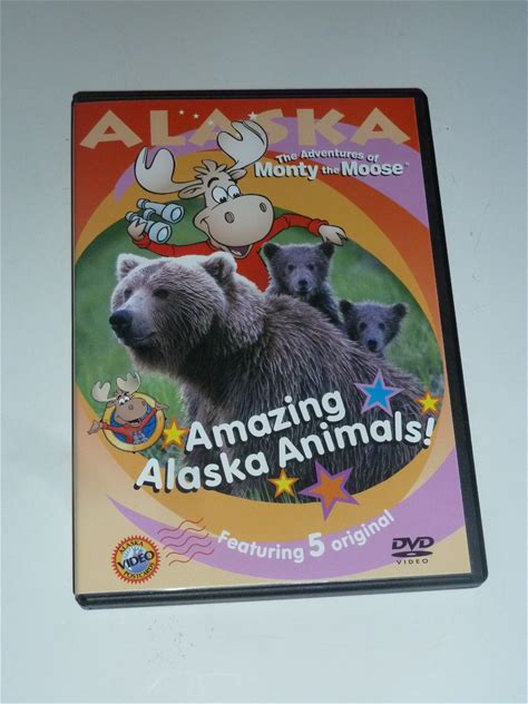 Amazing Alaska Animals Dvd Kids Nature Documentary Bears Caribou Monty