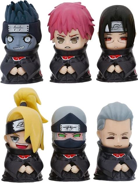 6 Styles 8cm Hokage Akatsuki Uchiha Itachi Sasori Orochimaru Zetsu Uchiha Obito Model Anime Figure PVC Action Figures