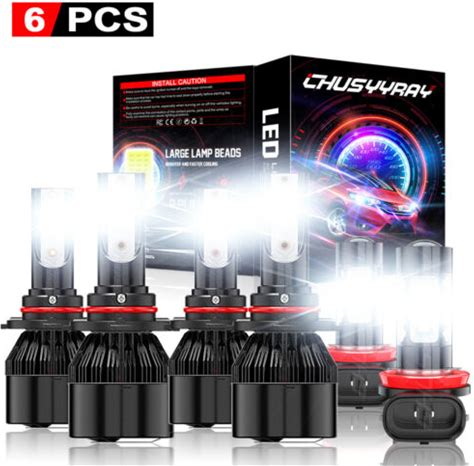 For Chevy Colorado 2004-2006 2007 2008 Led Headlight High Low Fog