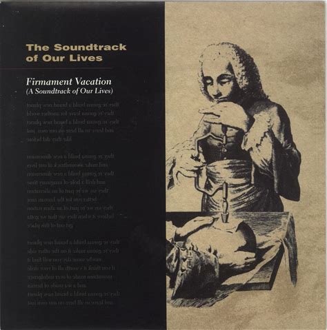 The Soundtrack Of Our Lives Firmament Vacation Swedish 7" Vinyl Single Record COLA045 Telegram 1998