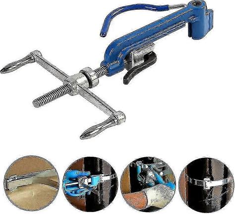 Stainless Steel Strapping Pliers - Manual Band Strapping Pliers Screw Pliers Cable Ties Super Tight Strapping Band Tool For 25-26