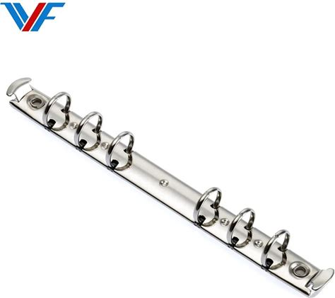 Fashion Cheap Flat Durable A4 File Folder Metal 6 Ring Mechanism Binder