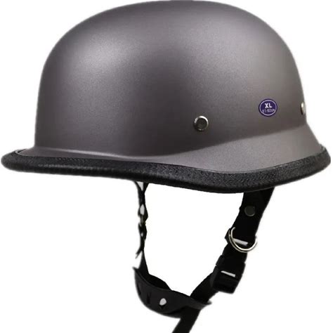 Red Ww2 M35 German Style Half Face Motorcycle H402 Moto Helmet