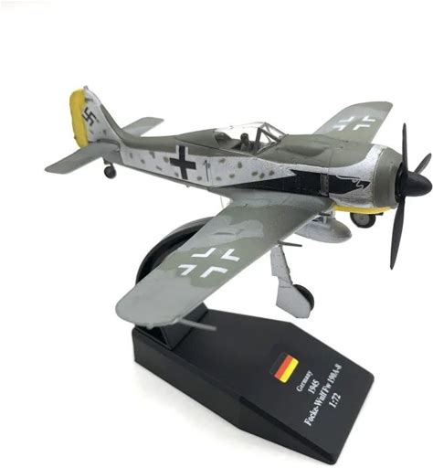Nsmodel 1/72 Scale German WW2 FW190A-8 Fighter Jet Models Alloy Diecast Models Toy Fighter