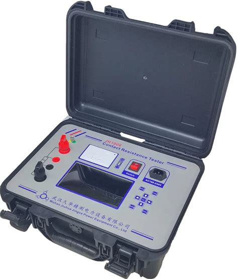 JH1006A 100A Electrical Instrument Contact Loop Resistance Tester Micro Ohm Meter Switch Circuit Breaker Tester Loop Tester
