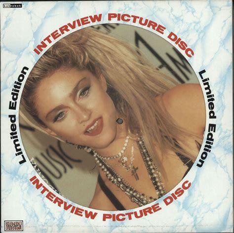 Madonna Interview Picture Disc + Sleeve UK Vinyl Picture Disc LP Album BAK2042 Baktabak 1989